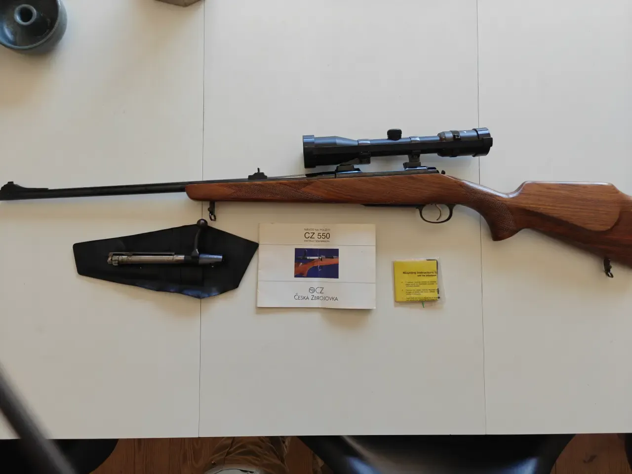 Jagtriffel: Brno CZ 550 i kaliber 6,5x55