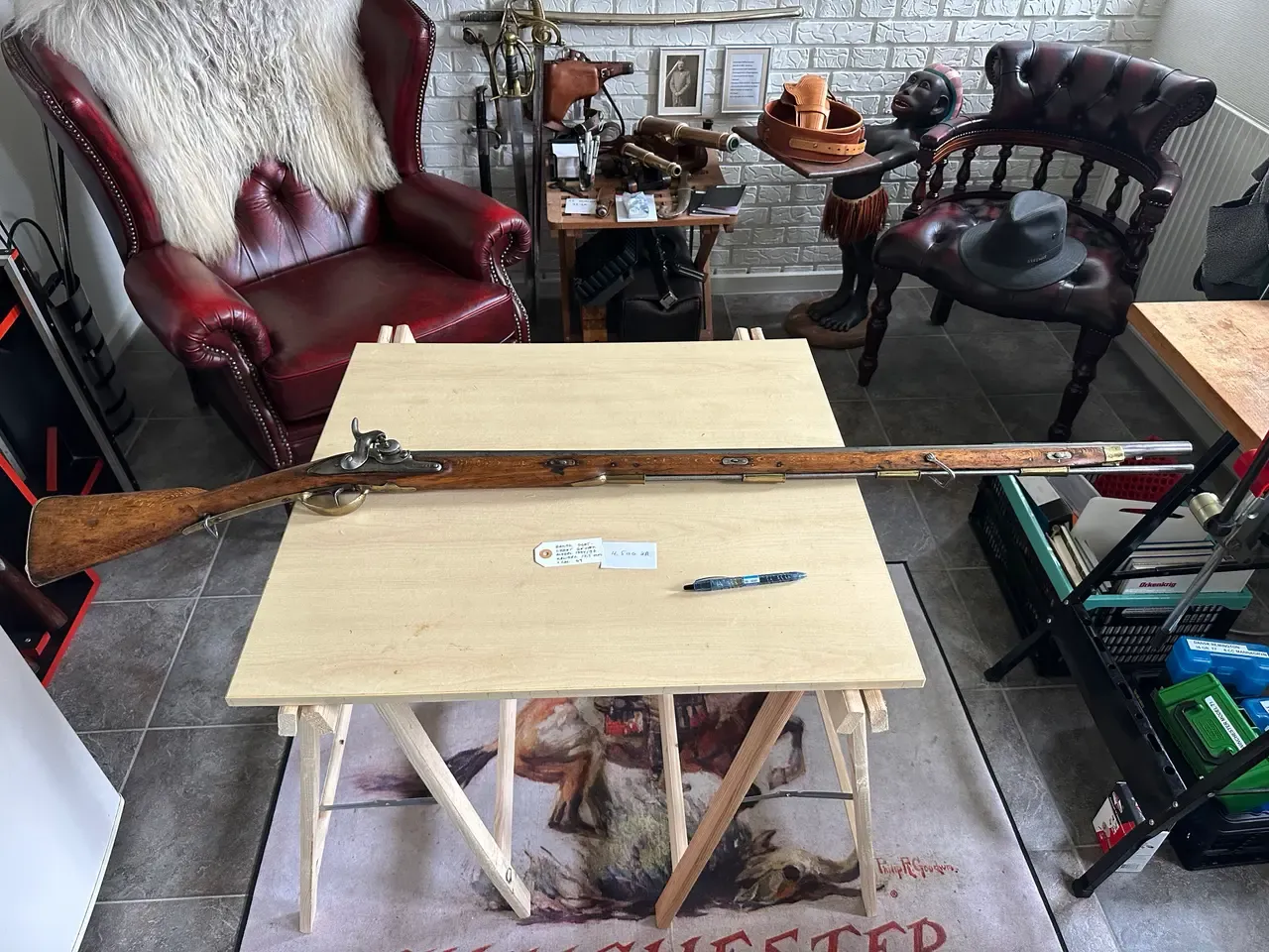 Originalt Dansk Glatløbet gevær Model 1794/37