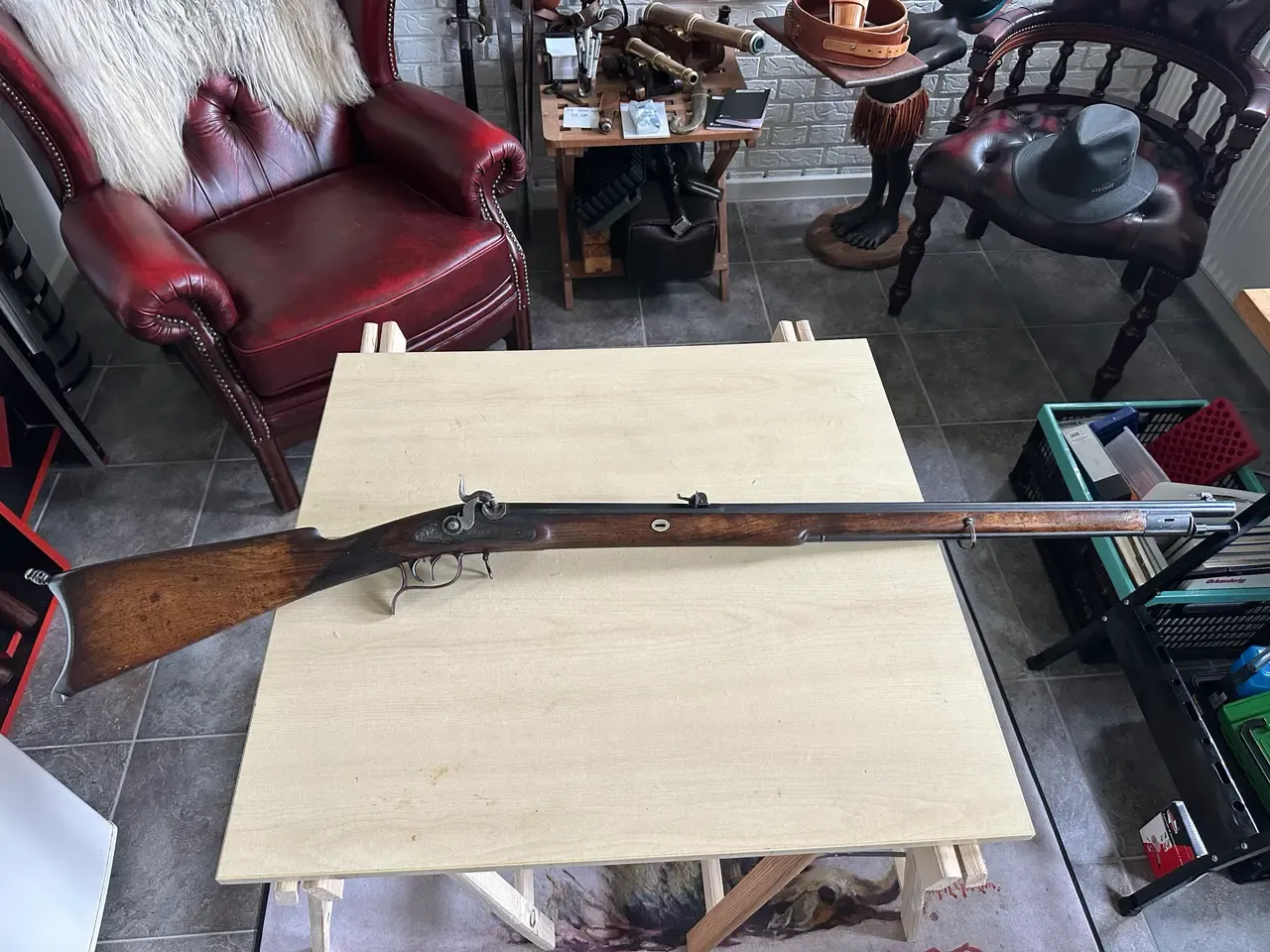 Original tysk forladerriffel i kaliber .44