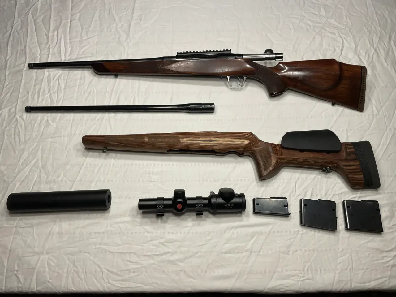 Schultz og Larsen Victory 6,5 x 55 og 9,3 x 62