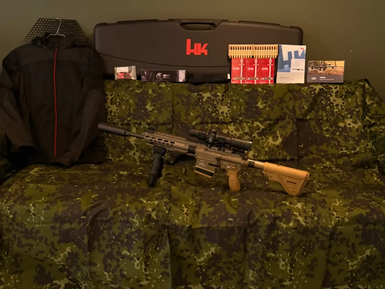 HK MR308 13” RAL8000 (7,62cal Halvautomatisk)