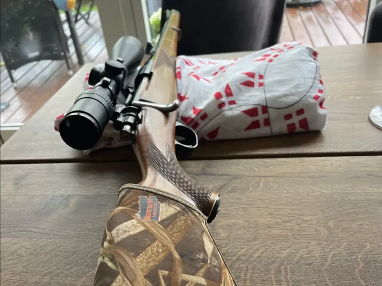 mauser riffel. med kikkert