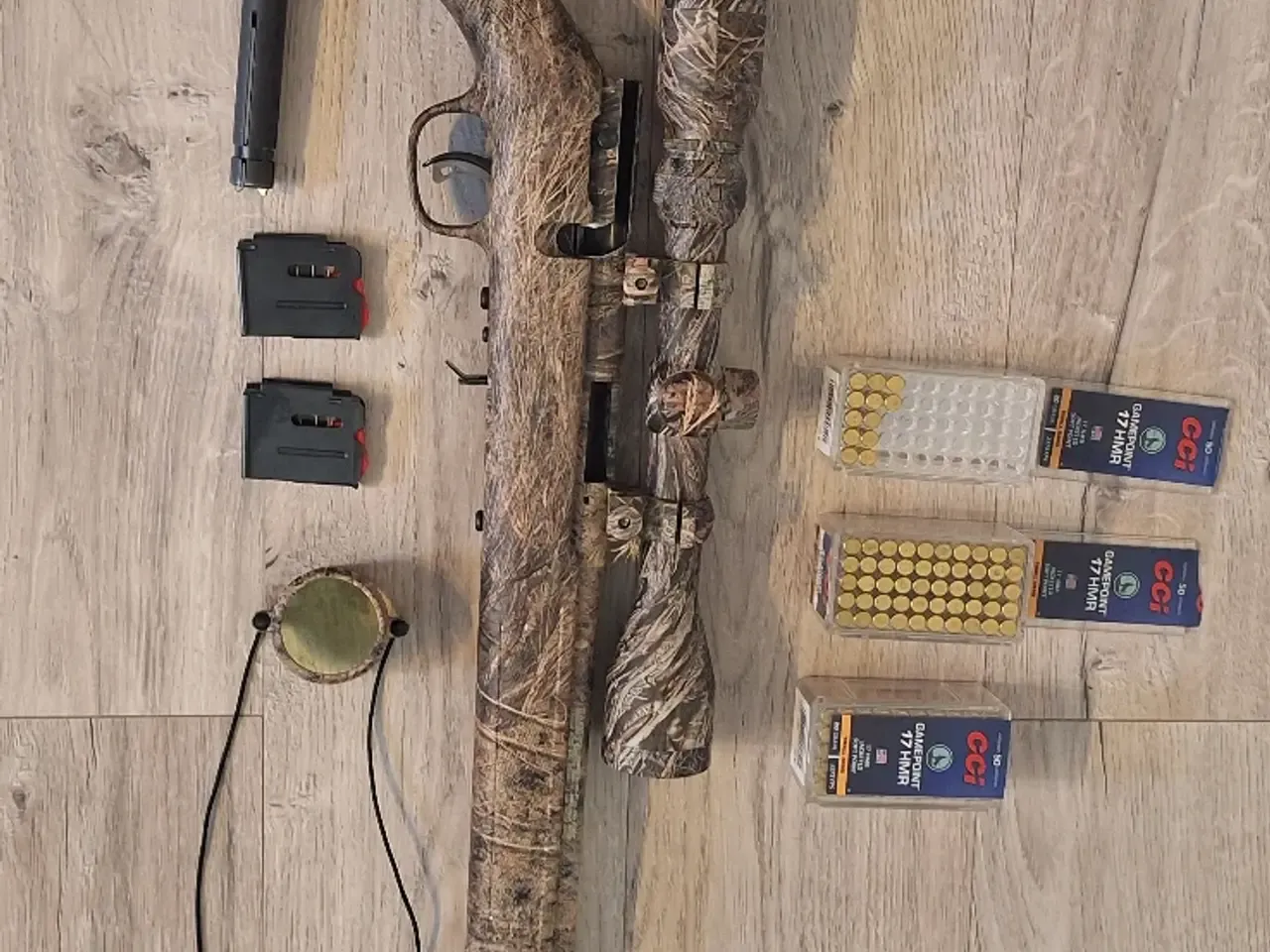 Savage 93 mossy oak 17hmr