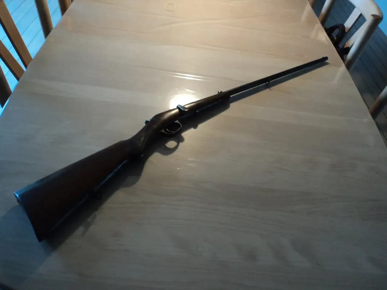De aktiveret Salonriffel 9 mm. Simson & co, suhl
