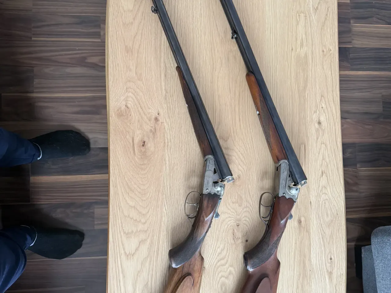 side by side