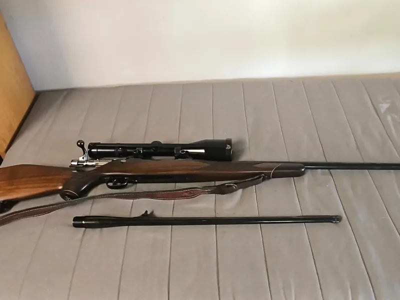 Sauer 80 med to løb 3006 og 6,5x55 med Smidt og be