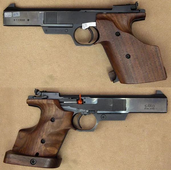 Sako Triace  .22lr. Original Match greb. 8.500,-