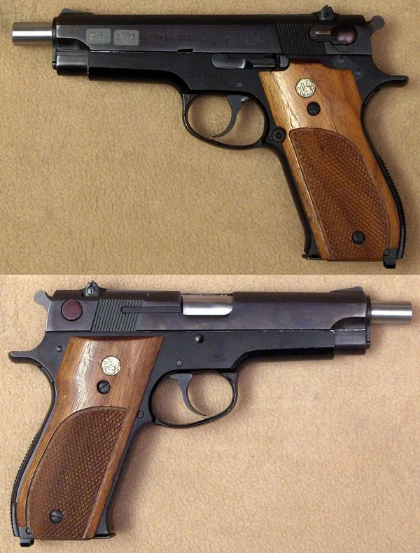 S&W M.39-2 9x19 (9mm Para). Blåneret. Ny custom pibe 125mm. 6.980,-