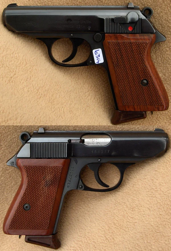 Walther PPK .22lr. Flot stand. 3.500,-