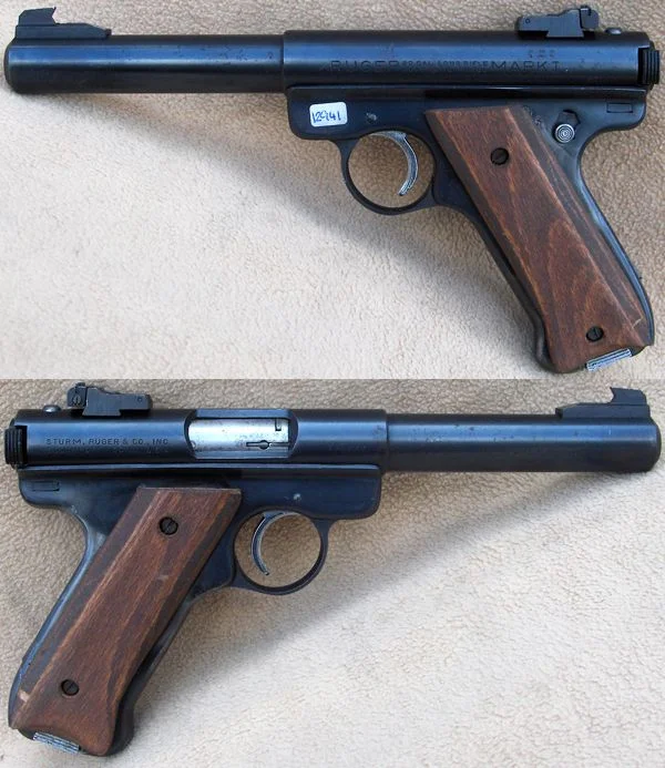 Ruger Target Mark I, 5 ½" Bull pibe, blåneret, kal. 22lr. 1.980,-