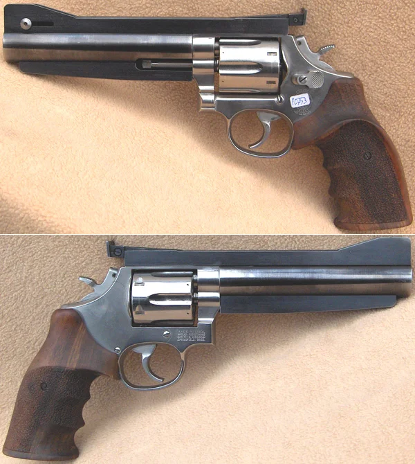 S&W M.686 6" PPC Tuning .357Mag. Meget speciel - pæn stand. 16.480,-