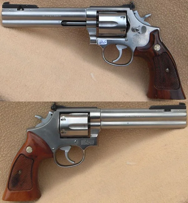 S&W M.686 6" Practical .357Mag. Pæn stand. 8.980,-