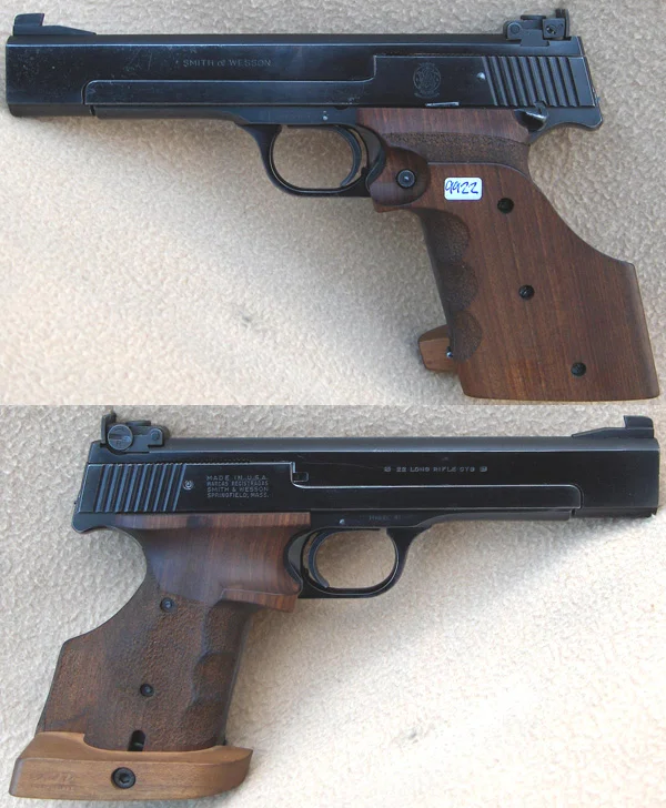 S&W M.41 .22lr. Matchskæfte - God stand. 8.980,-