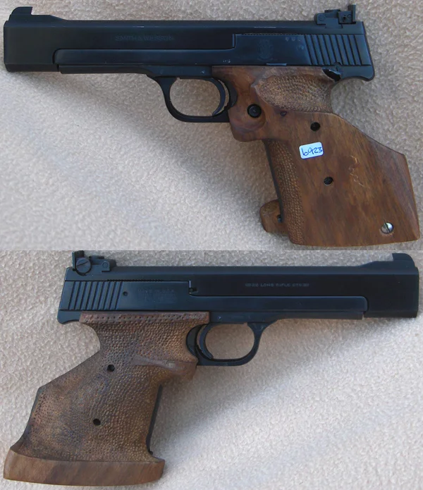S&W M.41 .22lr. Pæn stand. Matchgreb. 7.980,-