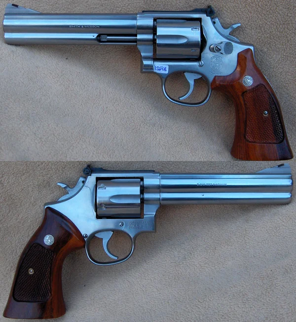 S&W M.686 6" .357 Mag. Flot stand. 8.980,-