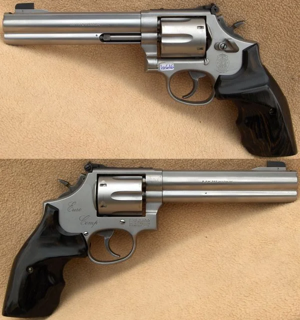 S&W M.686 6" Euro Comp .357Mag. Flot stand. 10.980,-