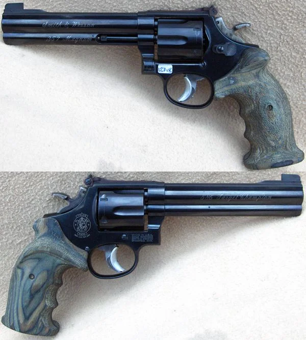 S&W M.586 6" Target Champion .357 Mag. Links. Som ny 10.980,-