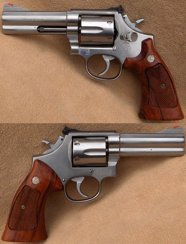 S&W M.686 4" .357 Mag. Flot stand. 8.980,-