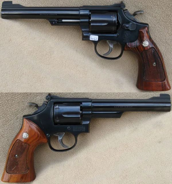 S&W M.19 6" .357 Mag. Pæn stand. 6.480,-