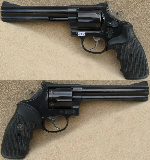 S&W M.586 6" .357 Mag. Flot stand. 7.980,-