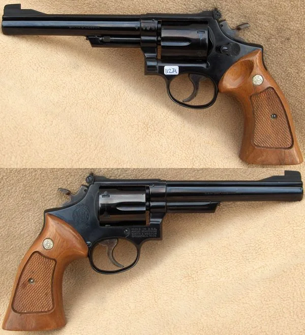 S&W M.19 6" .357 Mag. Flot stand. 6.980,-