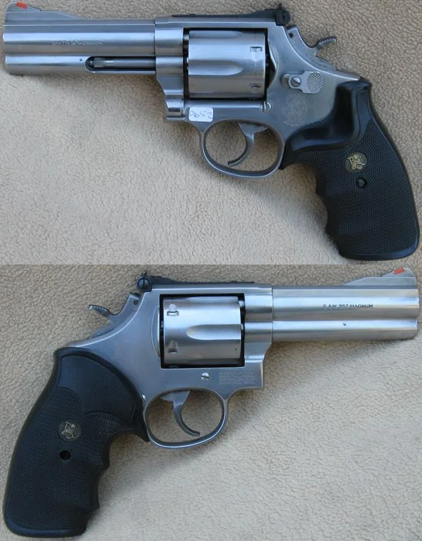 S&W M.686 4" .357 Mag. Flot stand. 8.980,-