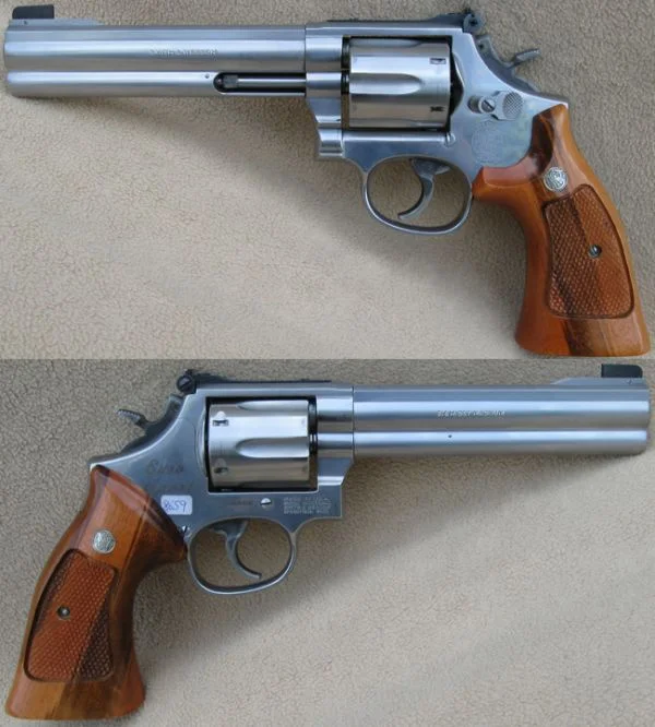 S&W M.686 6" Euro Sport .357Mag. Flot stand. 10.980,-