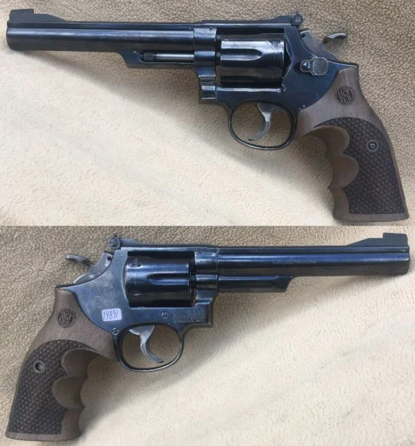 S&W M.19 6" .357 Mag. Flot stand. 6.980,-