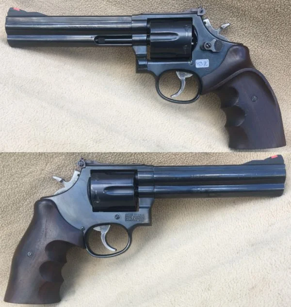 S&W M.586 6" .357 Mag. Flot stand. 7.980,-