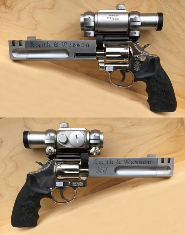 S&W M.19 6" PPC Tuning .357 Mag. Pæn stand 9.980,-