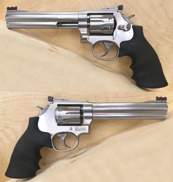 S&W M.617 6" .22lr. 10 skuds stål tromle. Flot stand. 10.980,-