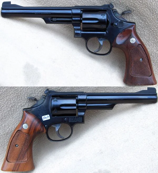 S&W M.19 6" .357 Mag. Flot stand. 6.980,-