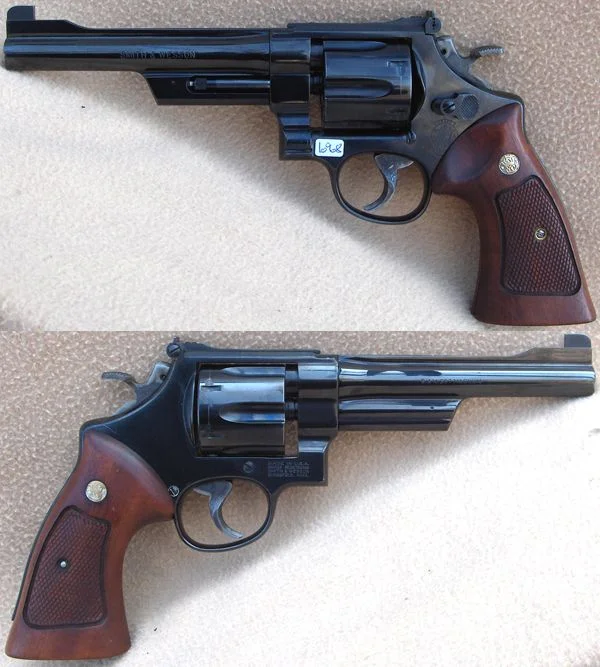 S&W M.27 6" .357 Mag. Flot stand. 7.980,-