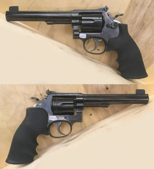 S&W M.14 6" .38 Special. God stand. 6.480,-