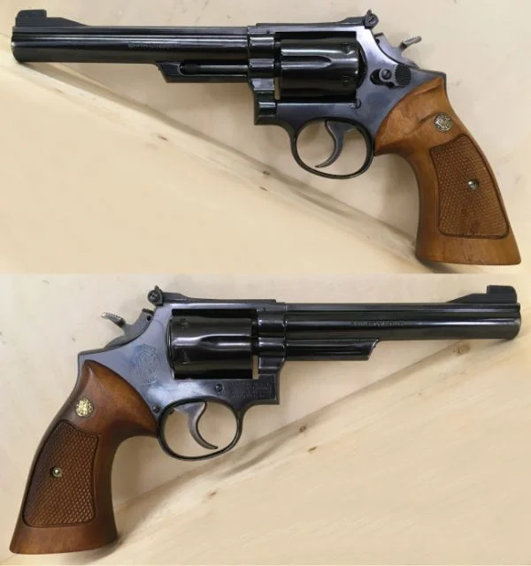 S&W M.19 6" .357 Mag. Pæn stand. 6.480,-