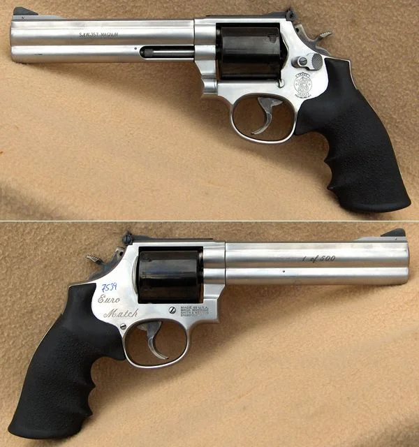 S&W M.686 6" Euro Match .357Mag. Pæn stand. 10.500,-