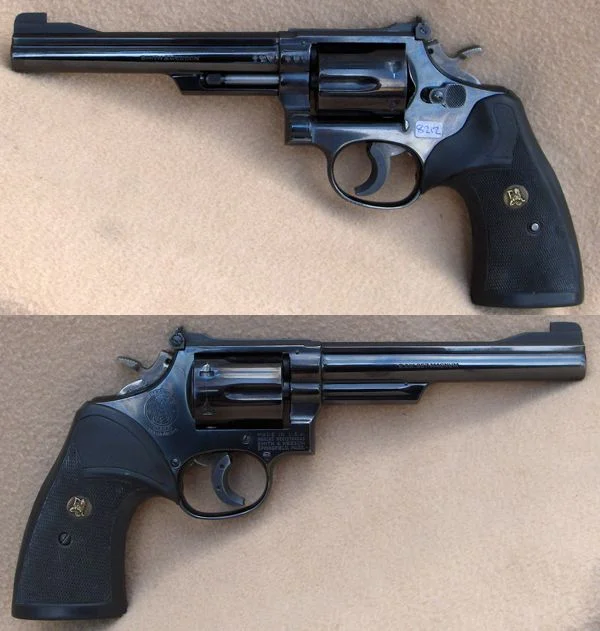 S&W M.19 6"  .357Mag. Flot stand. 6.980,-