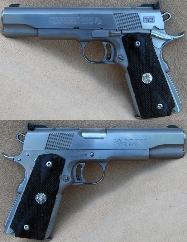 Colt Gold Cup National Match Serie 80 .45 ACP. Rustfri. Pæn stand. 9.980,-