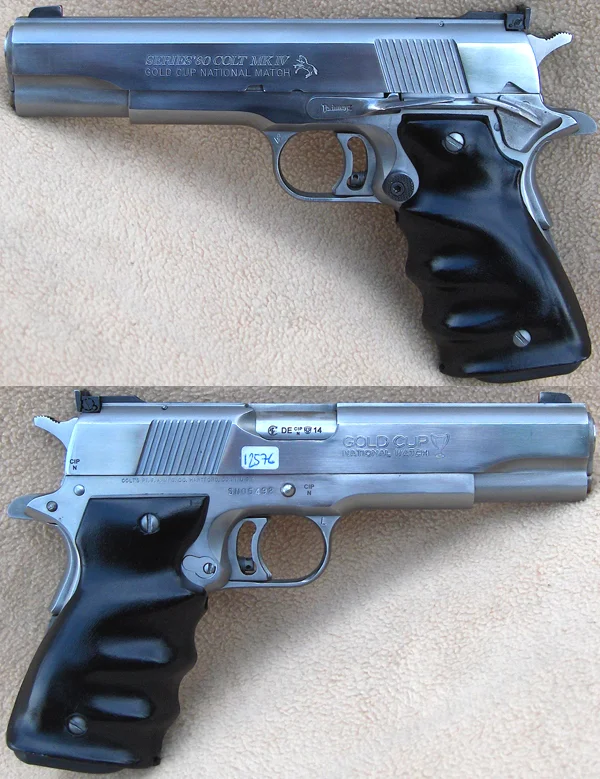 Colt Gold Cup serie 80 .45 ACP. Rustfri. Pæn stand. 10.980,-