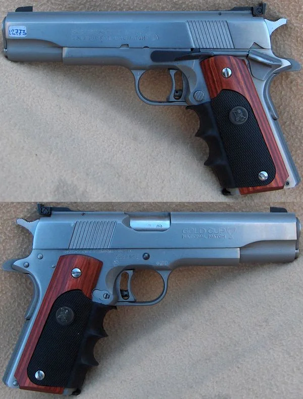 Colt Gold Cup serie 80, .45 ACP. Rustfri. Pæn stand. 10.980,-