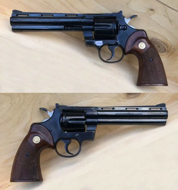 Colt Python 6" .357 Mag. Blåneret. Flot stand 13.980,-