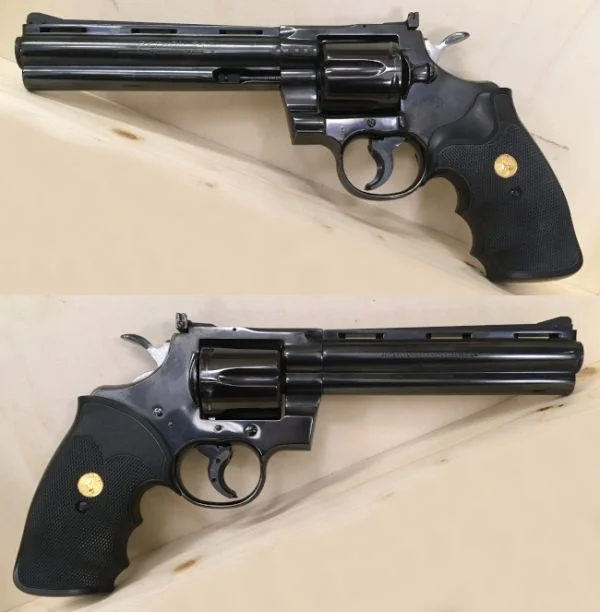 Colt Python 6" .357 Mag. Blåneret. Flot stand. 12.980,-