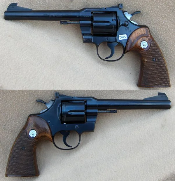 Colt Officers Match 6" .38 Special. Flot stand. 4.980,-