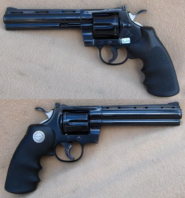 Colt Python 6" .357 Mag. Blåneret. God stand. 11.980,-