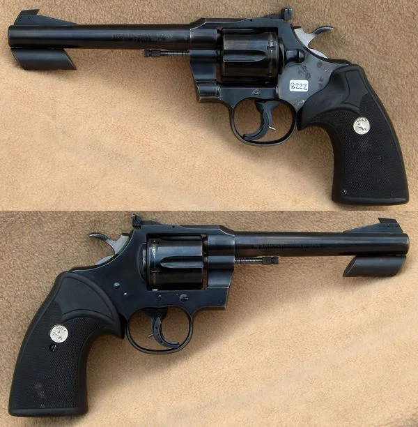 Colt Officers Match 6"  .22lr. Godt brugt. 2.900,-