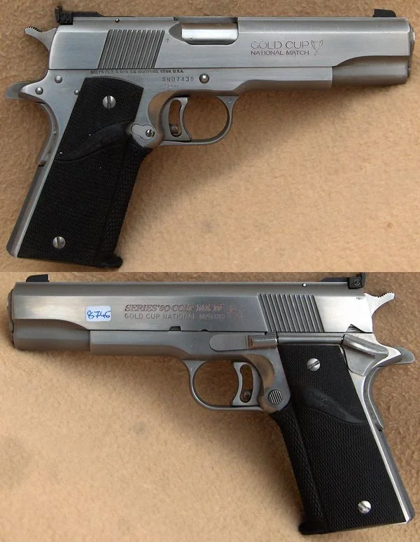 Colt Gold Cup Serie 80  .45 ACP. Pæn stand. 11.980,-