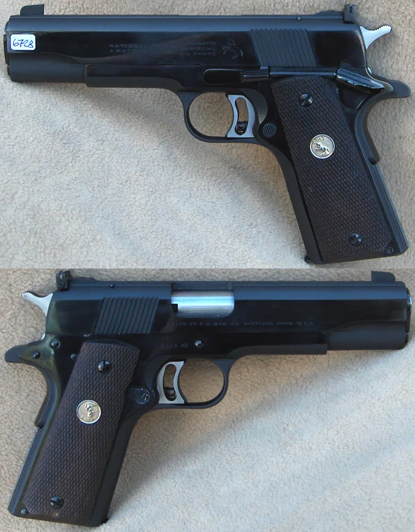 Colt National Match .38 Special Mid Range. Næsten som ny. 13.900,-