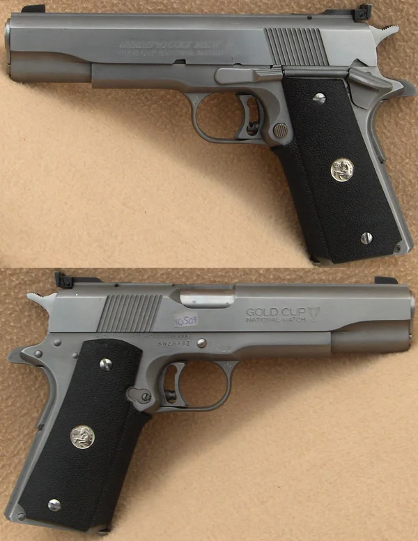 Colt Gold Cup National Match MK.IV Serie 80 .45 ACP. Flot, rustfri 11.980,-