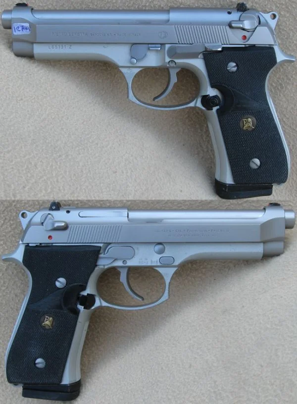 Beretta 92FS Inox 9x19. God stand. 7.980,-