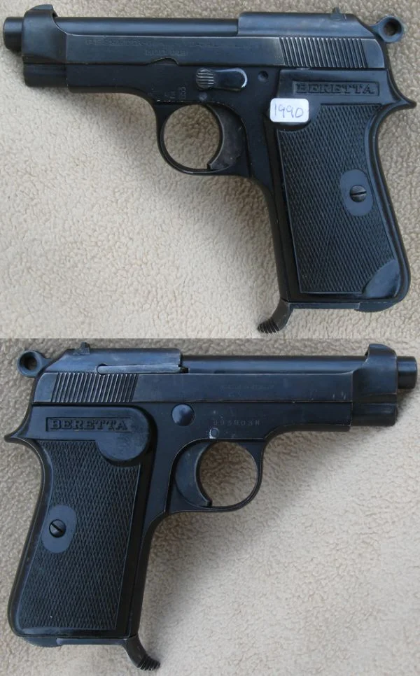 Beretta M.948 .22lr. Lommepistol, pæn stand. 3.480,-